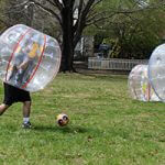 Students having fun outside at Three Rivers.