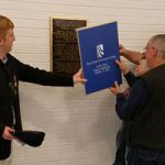 Members unveil Civil War Plaque