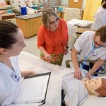Nursing Students in Nursing Lab