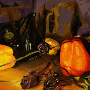 David Fontaine, "Sickness", Acrylic, 11"x 14"