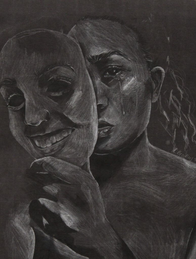 Ariana Bradley, "Which One?", Prisma Pencil 16" x 20"