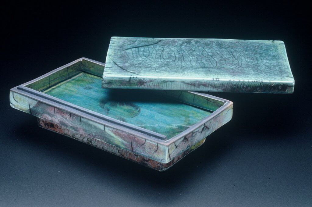 Raku Box - Ceramics, Raku - 8"x5"