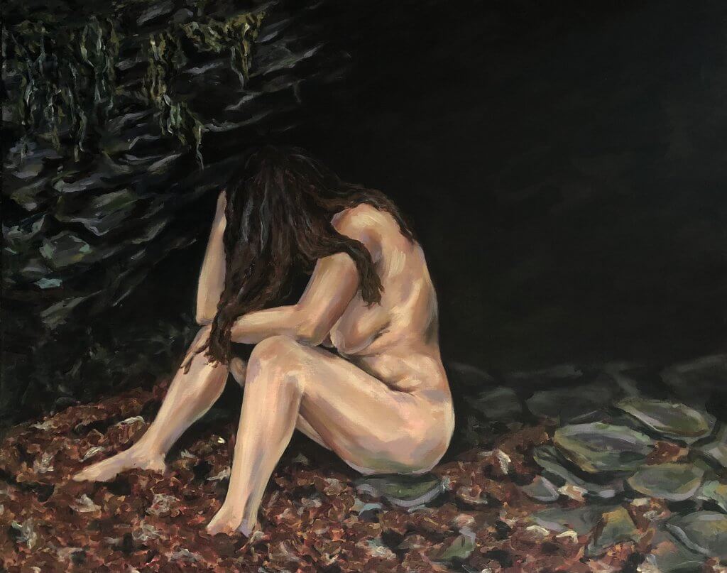 MacKenzie Gaulin, "Overgrown," Acrylic, Portfolio Prep I Fall 2020, Instructor Sandra Jeknavorian