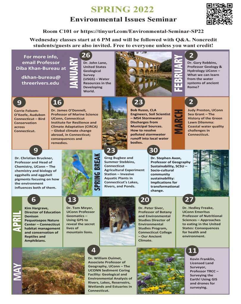 Three Rivers Environmental Free Seminar Poster